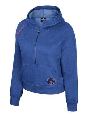Colosseum Women's Blue Zip-Up Jacket - Small - Boise State University